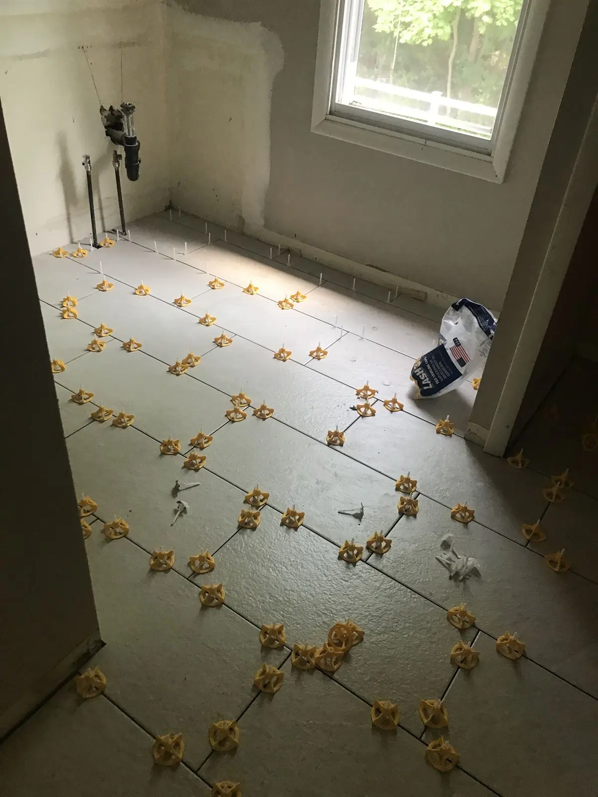 Bathroom floor in Monmouth County NJ