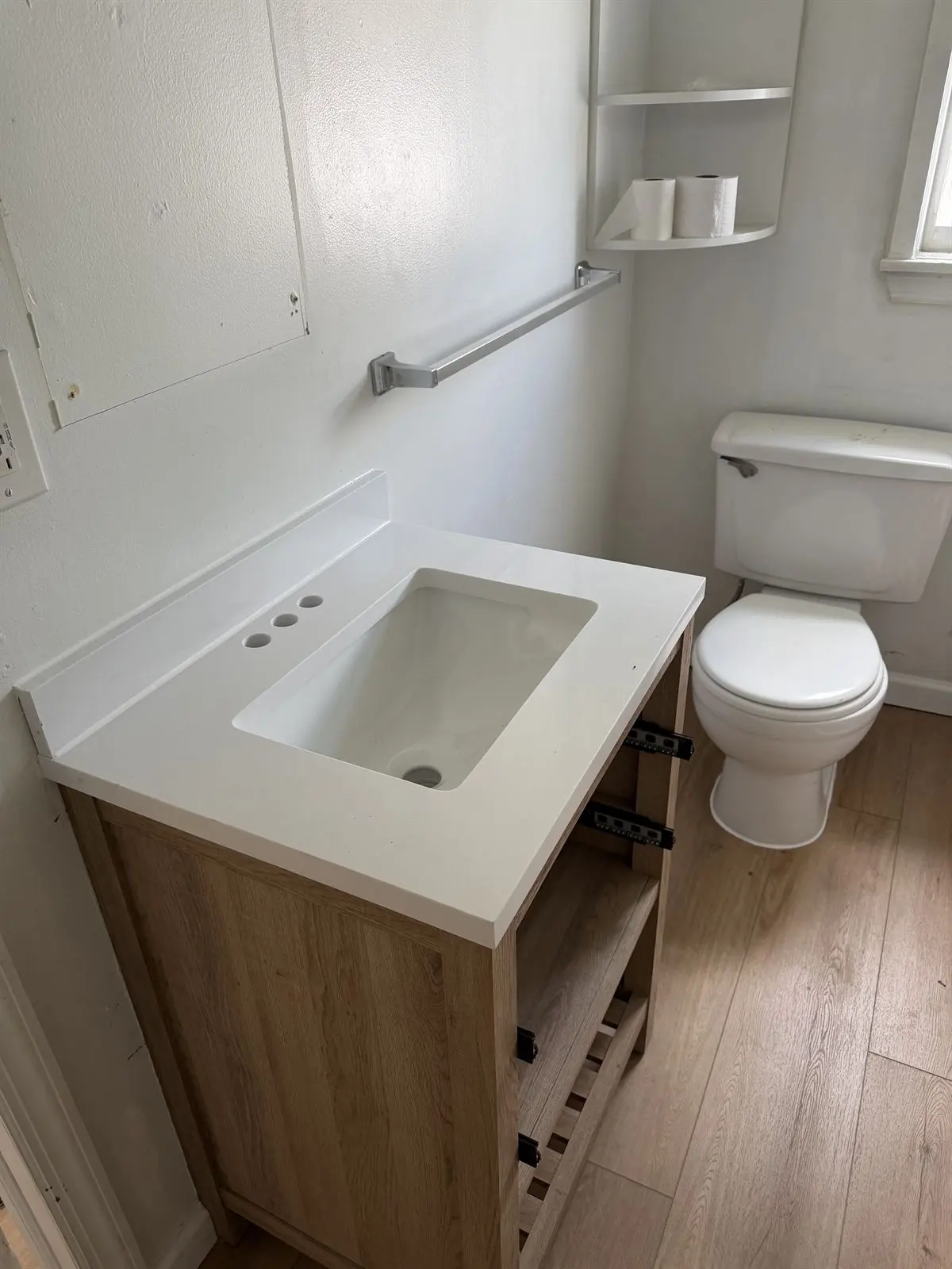 Bathroom vanity installation in Monmouth County NJ
