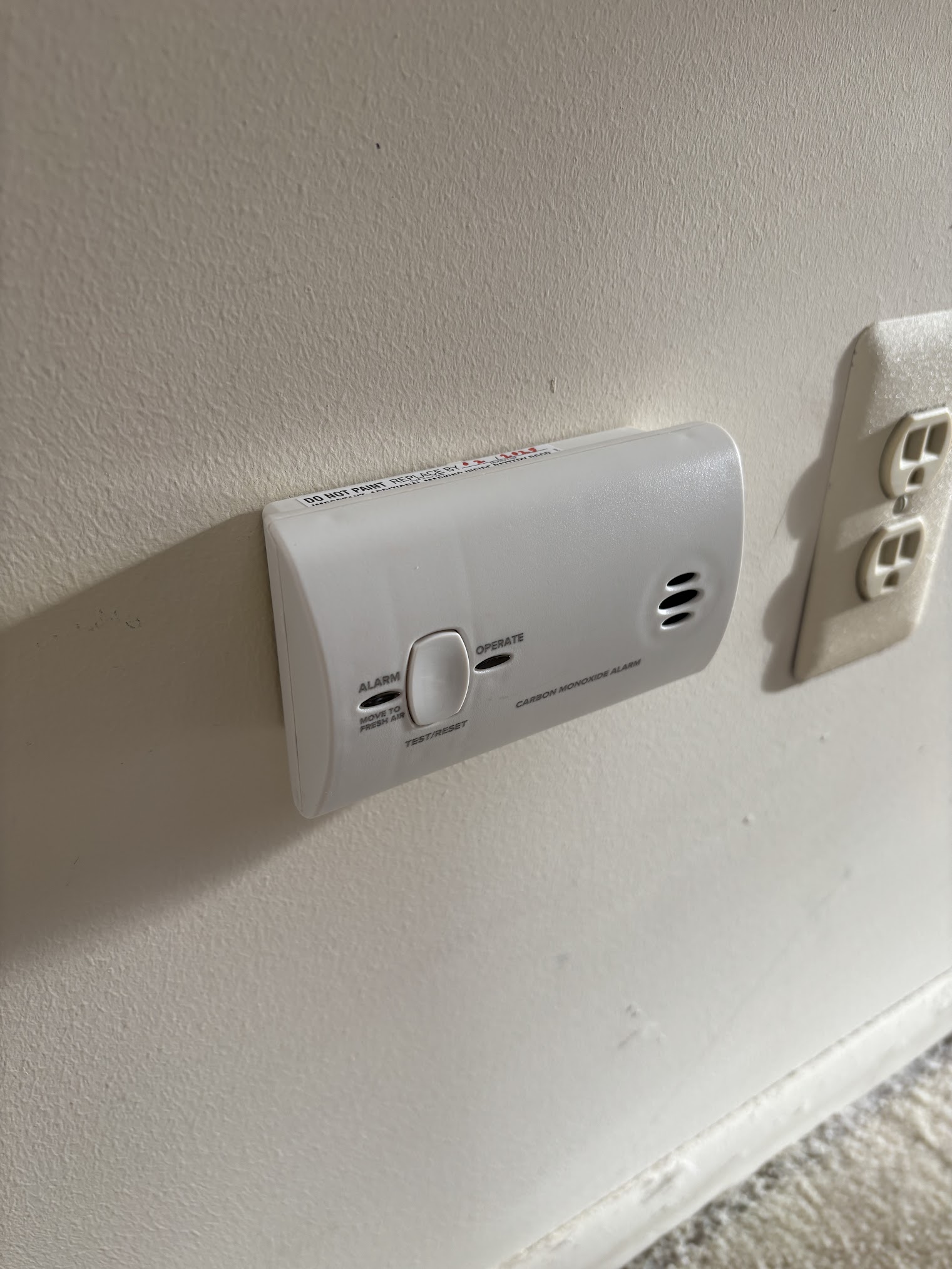 Carbon monoxide detector installation in Long Branch NJ by Enjay Improvements