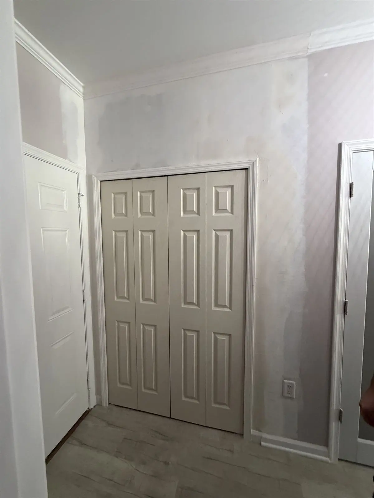 Bi-fold closet door installation in Monmouth County NJ