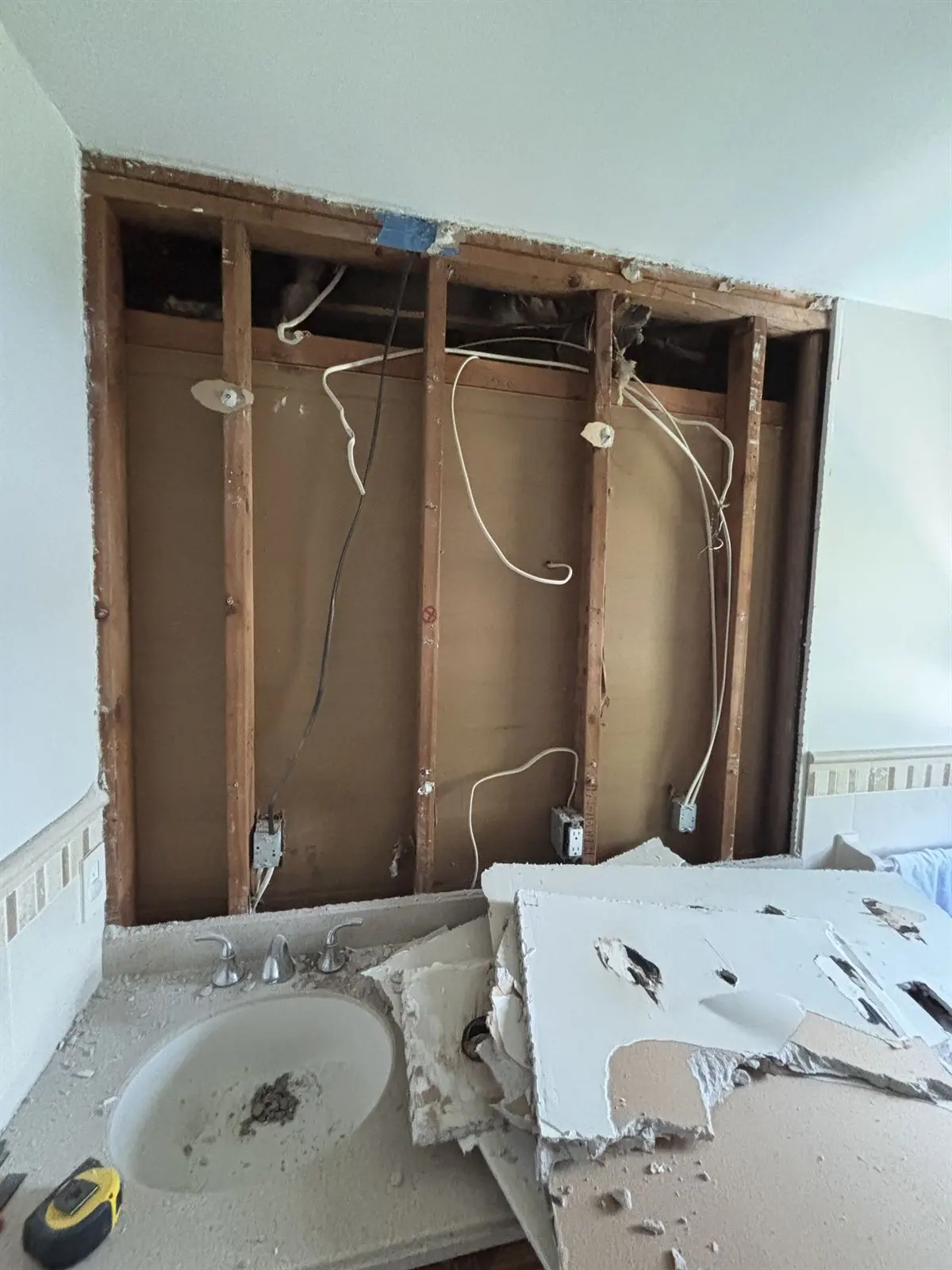 Wall opening in Monmouth County NJ