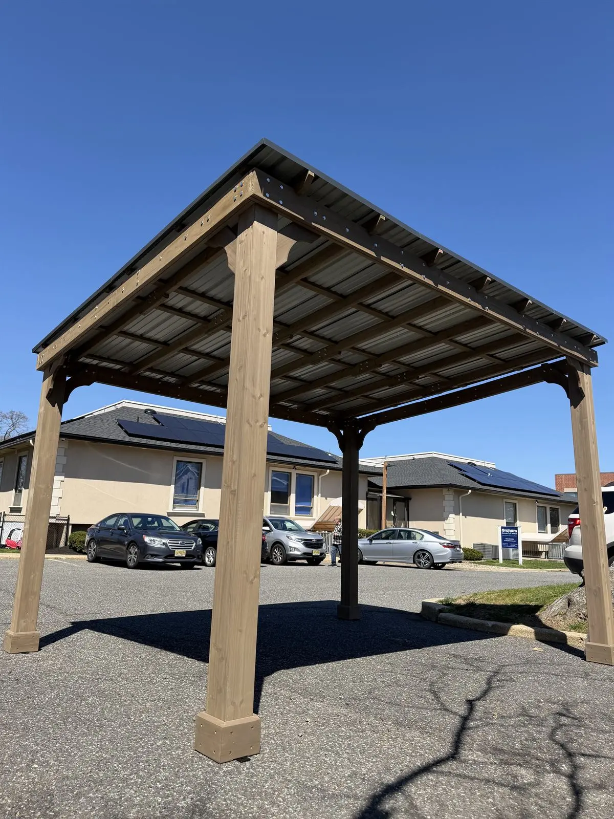 Hardtop pergola in Monmouth County NJ