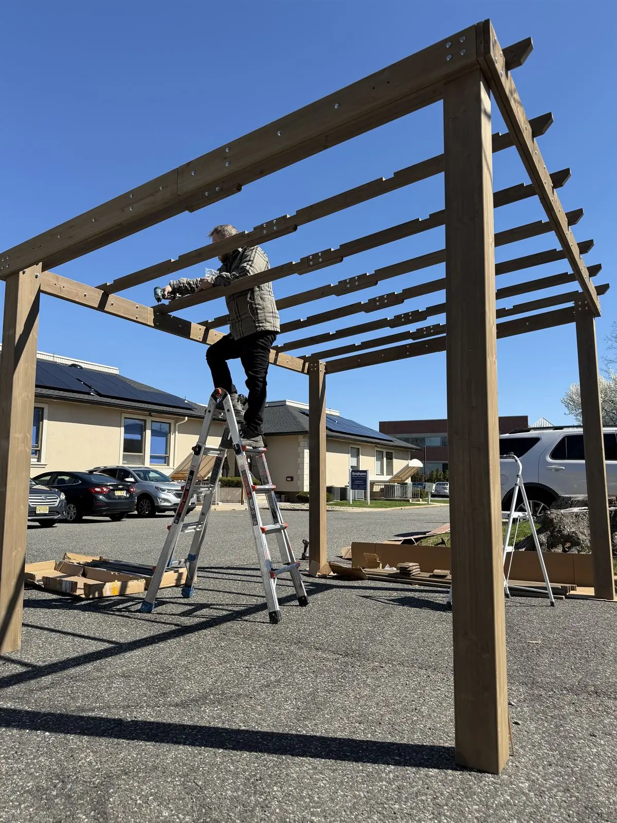 Pergola build in Monmouth County NJ