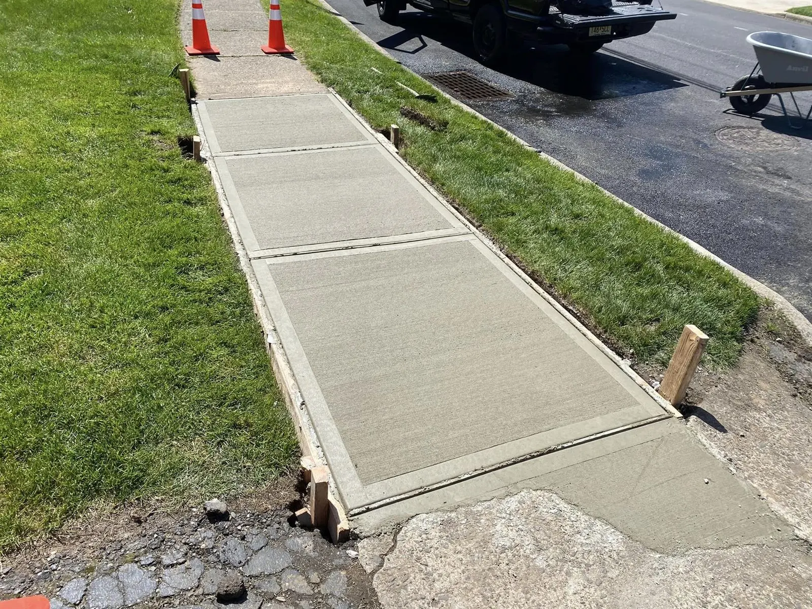 New sidewalk in Monmouth County NJ