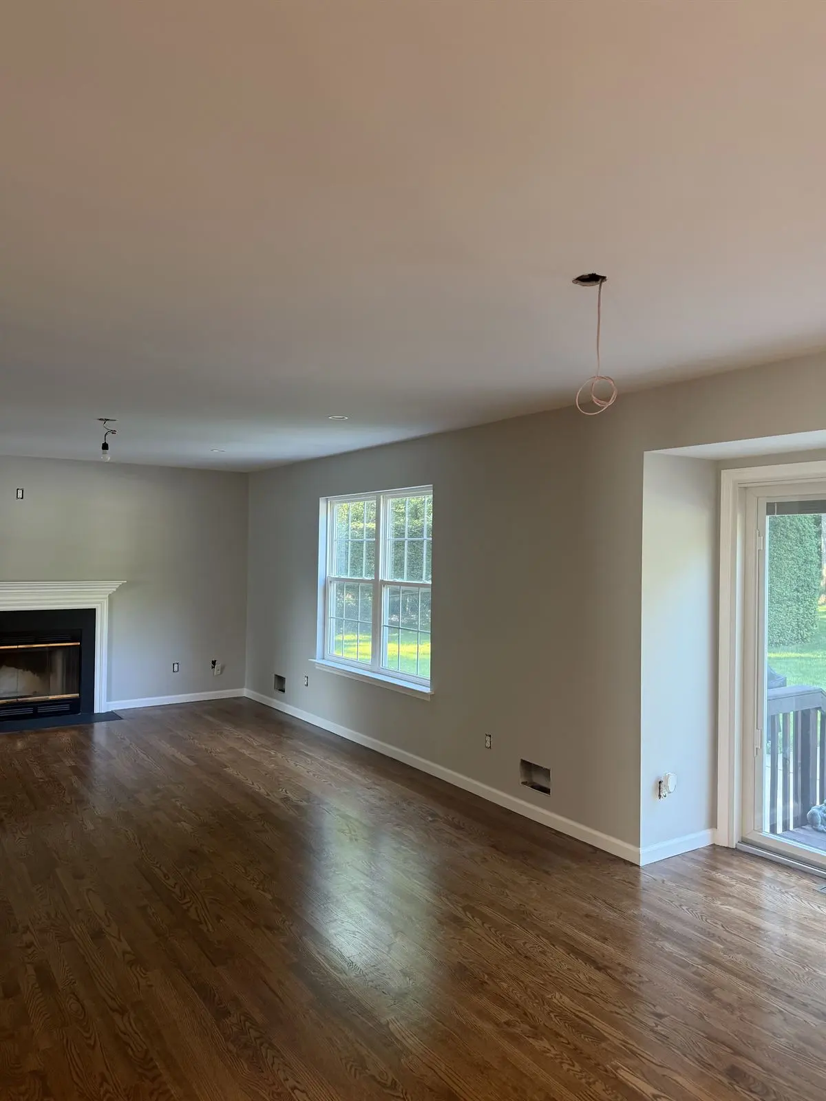Living room fireplace in Howell NJ