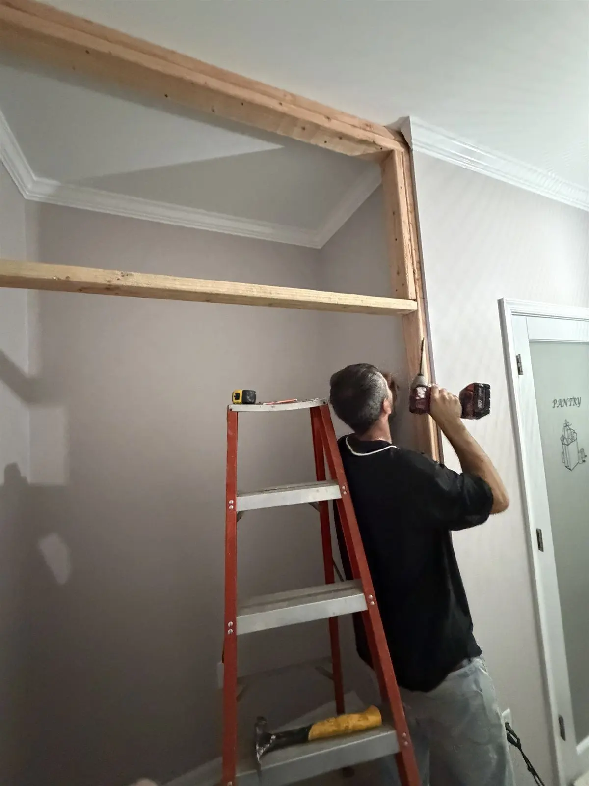 Closet framing in Monmouth County NJ