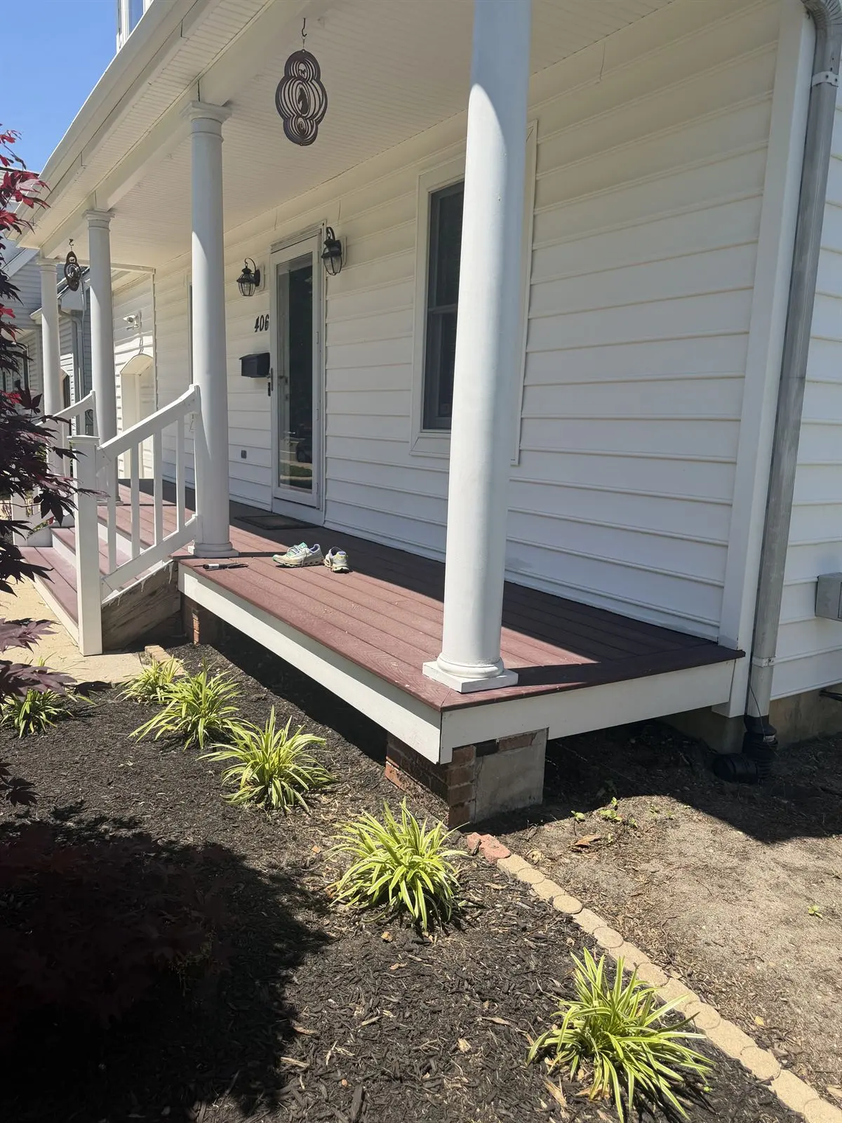 Deck fascia before in Monmouth County NJ