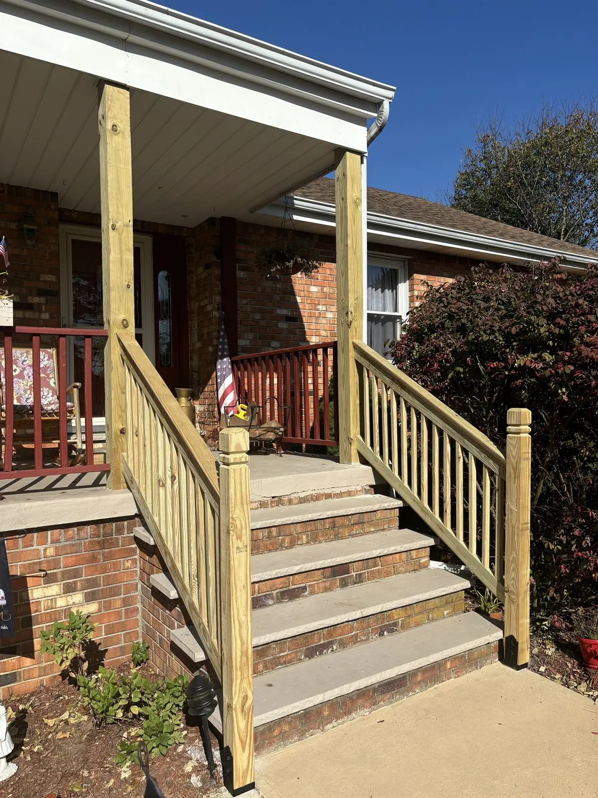 Porch stairs in Monmouth County NJ